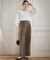 【SLOW/一部店舗限定】ソフトコーデュロイ ワイドパンツ