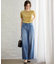 【SLOW/一部店舗限定】BAGGIE DENIM ワイドレッグ パンツ