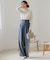 【Oggi1月号/CLASSY.11月号掲載】ウーステッドウール リブタートルネック ニット