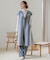 【Oggi1月号/CLASSY.11月号掲載】ウーステッドウール リブタートルネック ニット