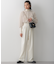 【Oggi1月号/CLASSY.11月号掲載】ウーステッドウール リブタートルネック ニット