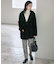 【Oggi1月号/CLASSY.11月号掲載】ウーステッドウール リブタートルネック ニット