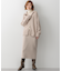【Oggi1月号/CLASSY.11月号掲載】ウーステッドウール リブタートルネック ニット
