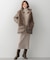 【Oggi1月号/CLASSY.11月号掲載】ウーステッドウール リブタートルネック ニット