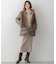 【Oggi1月号/CLASSY.11月号掲載】ウーステッドウール リブタートルネック ニット