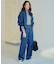 【Oggi1月号/CLASSY.11月号掲載】ウーステッドウール リブタートルネック ニット
