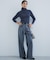 【Oggi1月号/CLASSY.11月号掲載】ウーステッドウール リブタートルネック ニット