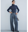 【Oggi1月号/CLASSY.11月号掲載】ウーステッドウール リブタートルネック ニット