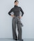 【Oggi1月号/CLASSY.11月号掲載】ウーステッドウール リブタートルネック ニット