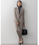 【Oggi1月号/CLASSY.11月号掲載】ウーステッドウール リブタートルネック ニット