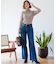【Oggi1月号/CLASSY.11月号掲載】ウーステッドウール リブタートルネック ニット