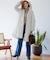 【Oggi1月号/CLASSY.11月号掲載】ウーステッドウール リブタートルネック ニット