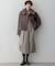 【Oggi1月号/CLASSY.11月号掲載】ウーステッドウール リブタートルネック ニット