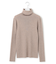【Oggi1月号/CLASSY.11月号掲載】ウーステッドウール リブタートルネック ニット
