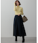 【Oggi1月号/CLASSY.11月号掲載】ウーステッドウール リブタートルネック ニット