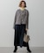 【Oggi1月号/CLASSY.11月号掲載】ウーステッドウール リブタートルネック ニット