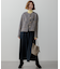 【Oggi1月号/CLASSY.11月号掲載】ウーステッドウール リブタートルネック ニット