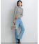 【Oggi1月号/CLASSY.11月号掲載】ウーステッドウール リブタートルネック ニット