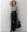 【Oggi1月号/CLASSY.11月号掲載】ウーステッドウール リブタートルネック ニット