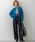 【Oggi1月号/CLASSY.11月号掲載】ウーステッドウール リブタートルネック ニット