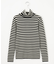 【Oggi1月号/CLASSY.11月号掲載】ウーステッドウール リブタートルネック ニット