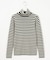 【Oggi1月号/CLASSY.11月号掲載】ウーステッドウール リブタートルネック ニット