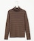 【Oggi1月号/CLASSY.11月号掲載】ウーステッドウール リブタートルネック ニット