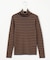 【Oggi1月号/CLASSY.11月号掲載】ウーステッドウール リブタートルネック ニット