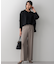 【WEB限定カラーあり/洗える】ウーステッドウール ワイドシルエット ニット