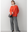 【WEB限定カラーあり/洗える】ウーステッドウール ワイドシルエット ニット
