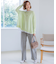 【WEB限定カラーあり/洗える】ウーステッドウール ワイドシルエット ニット