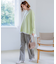 【WEB限定カラーあり/洗える】ウーステッドウール ワイドシルエット ニット