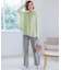 【WEB限定カラーあり/洗える】ウーステッドウール ワイドシルエット ニット