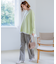 【WEB限定カラーあり/洗える】ウーステッドウール ワイドシルエット ニット