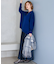【WEB限定カラーあり/洗える】ウーステッドウール ワイドシルエット ニット