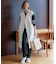 【WEB限定カラーあり/洗える】ウーステッドウール ワイドシルエット ニット