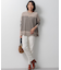 【WEB限定カラーあり/洗える】ウーステッドウール ワイドシルエット ニット