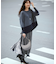 【WEB限定カラーあり/洗える】ウーステッドウール ワイドシルエット ニット
