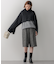 ヘリンボーンループツイード ハーフパンツ