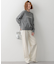 【洗える】23区DENIM ベルベットストレッチ ワイドパンツ