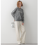 【洗える】23区DENIM ベルベットストレッチ ワイドパンツ