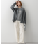 【洗える】23区DENIM ベルベットストレッチ ワイドパンツ