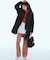 【洗える】23区DENIM ベルベットストレッチ ワイドパンツ