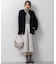 【CLASSY.11月号掲載/洗える】ラクーンブレンドダブルフェイス ニットカーディガン