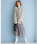 【CLASSY.11月号掲載/洗える】ラクーンブレンドダブルフェイス ニットカーディガン