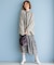【CLASSY.11月号掲載/洗える】ラクーンブレンドダブルフェイス ニットカーディガン