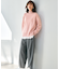 ナチュラルストレッチサキソニー バレル パンツ