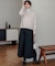 【Oggi2月号掲載/洗える】ウールカシミヤ Vネック ニット