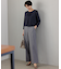 【セットアップ対応】ラフィーネウール ワイドパンツ