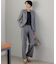 【セットアップ対応】ラフィーネウール ワイドパンツ